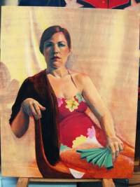 Painting Portrait - Colette - step 4 full size end of class