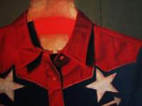 Painting Still Life - Cowgirl All American - step 5 start on color close up collar details